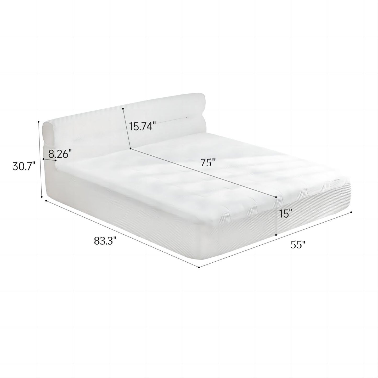 Mattress & Bed Frame With Cool, Pressure Relief, Motion Isolation