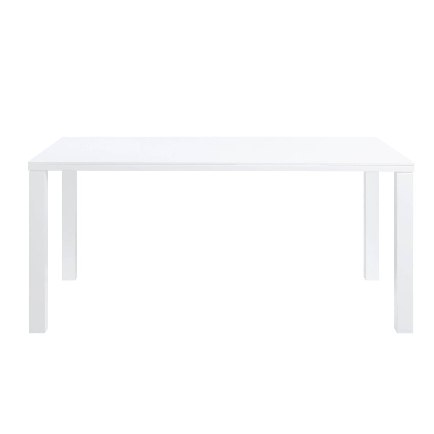 Pagan - High Gloss Dining Table - White