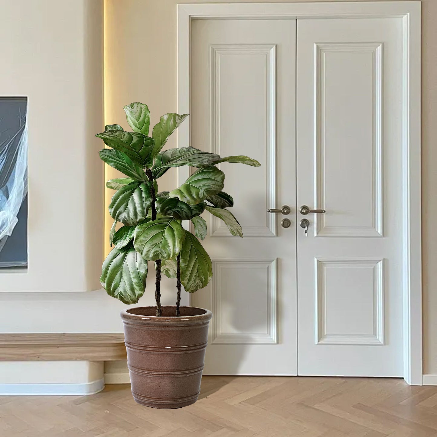 3 Pieces Flowerpot, Planter For Patio, Garden Or Windowsills