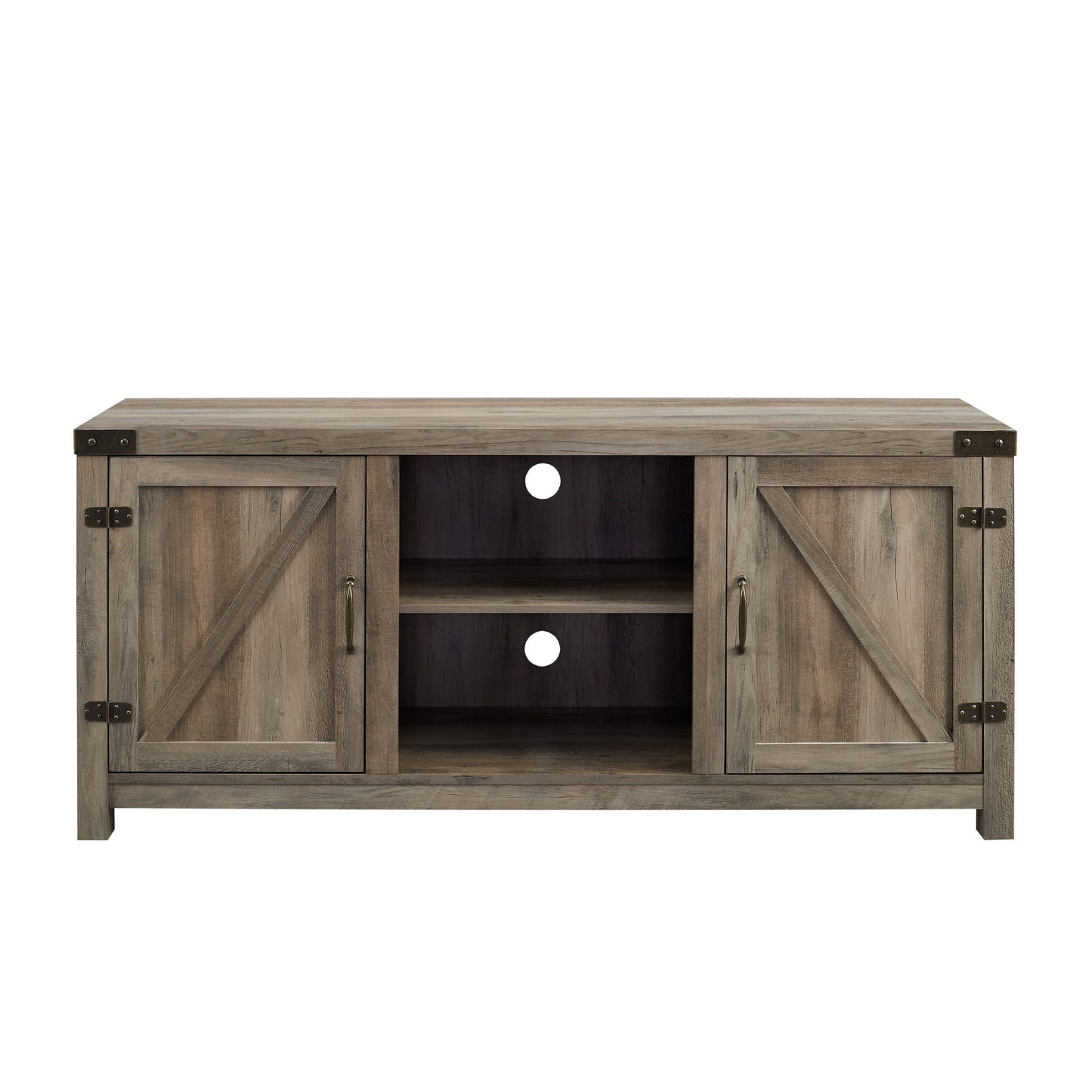 Farmhouse Barn Door TV Stand For TVs Up To 65"