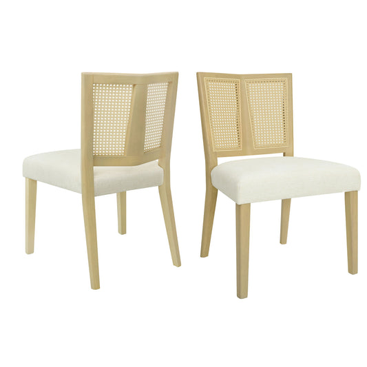 Rattan Dining Chair Without Arms (Set of 2)