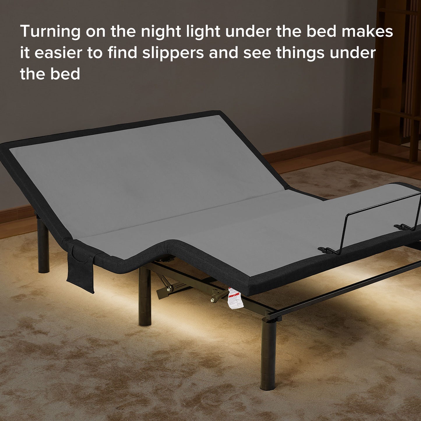 Ergonomic Adjustable Bed, Zero Gravity Base