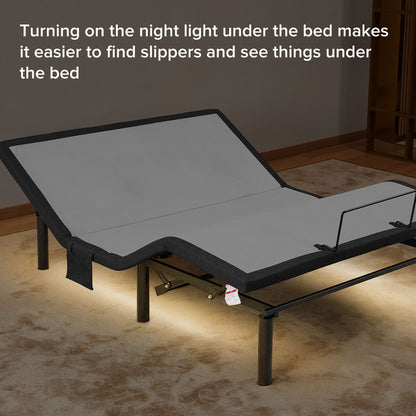 Ergonomic Adjustable Bed, Zero Gravity Base