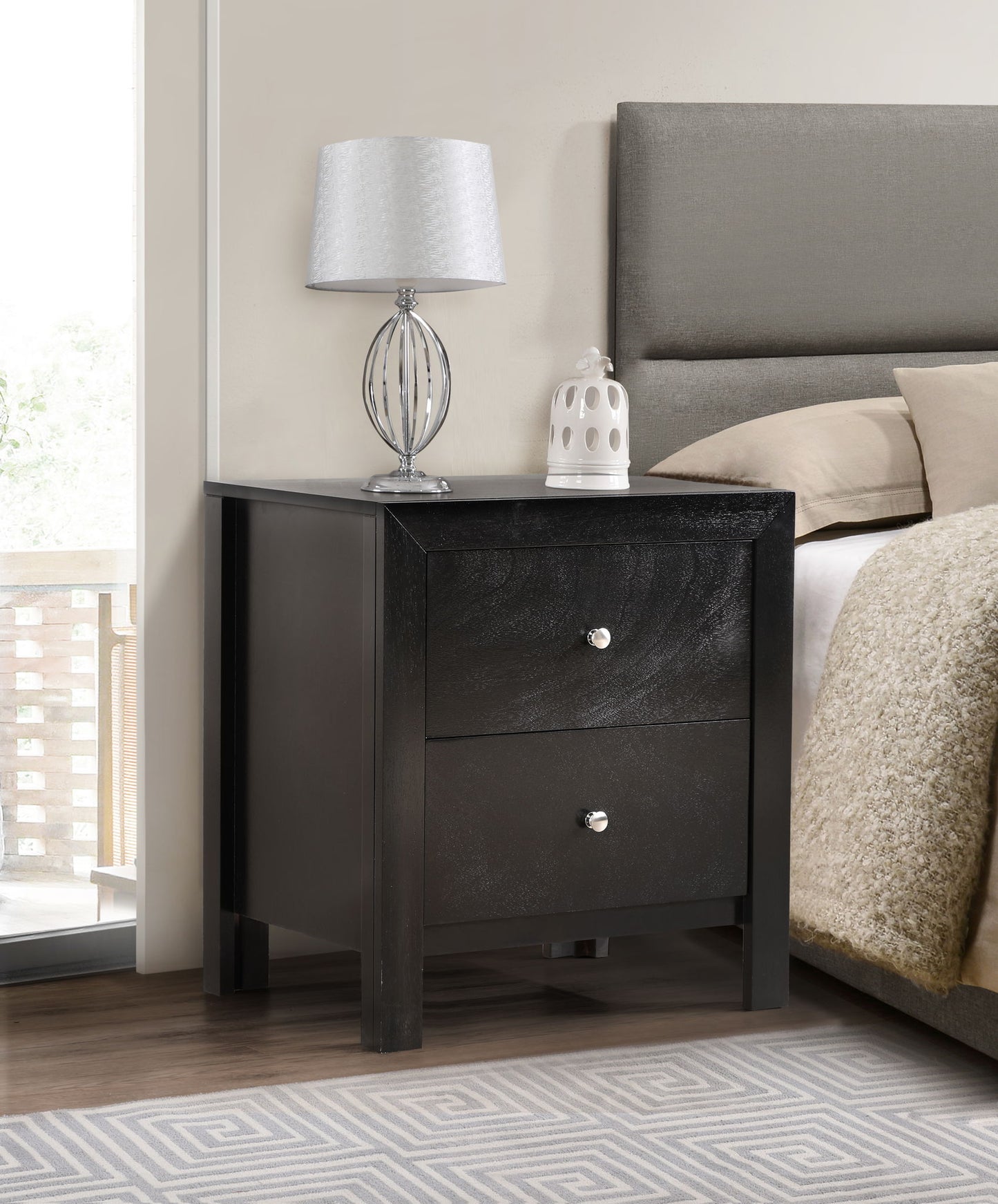 Charming Nightstand With Drawers