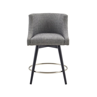 Mateo - Swivel Counter Stool - Gray