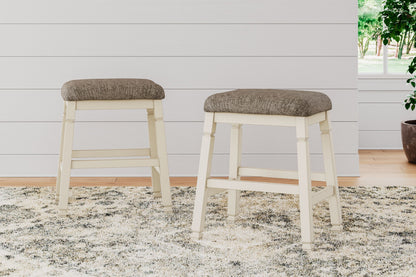 Bolanburg - Upholstered Stool (Set of 2) - Beige