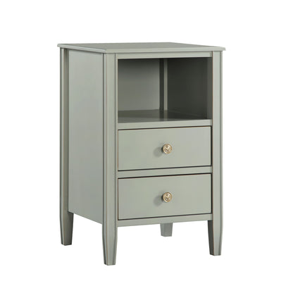 Winston - 2 Drawer Storage Nightstand