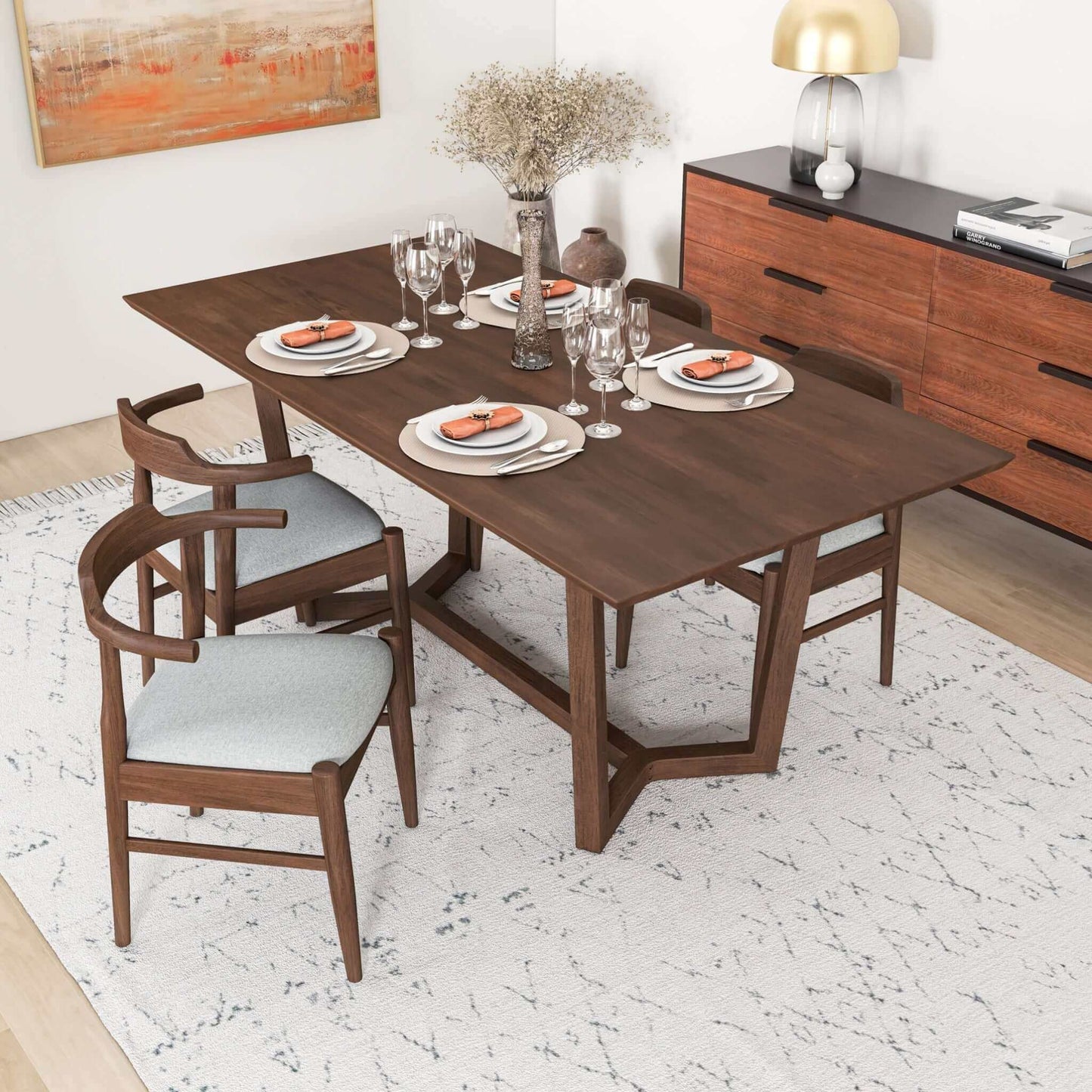 Marina - Dining Table - Brown