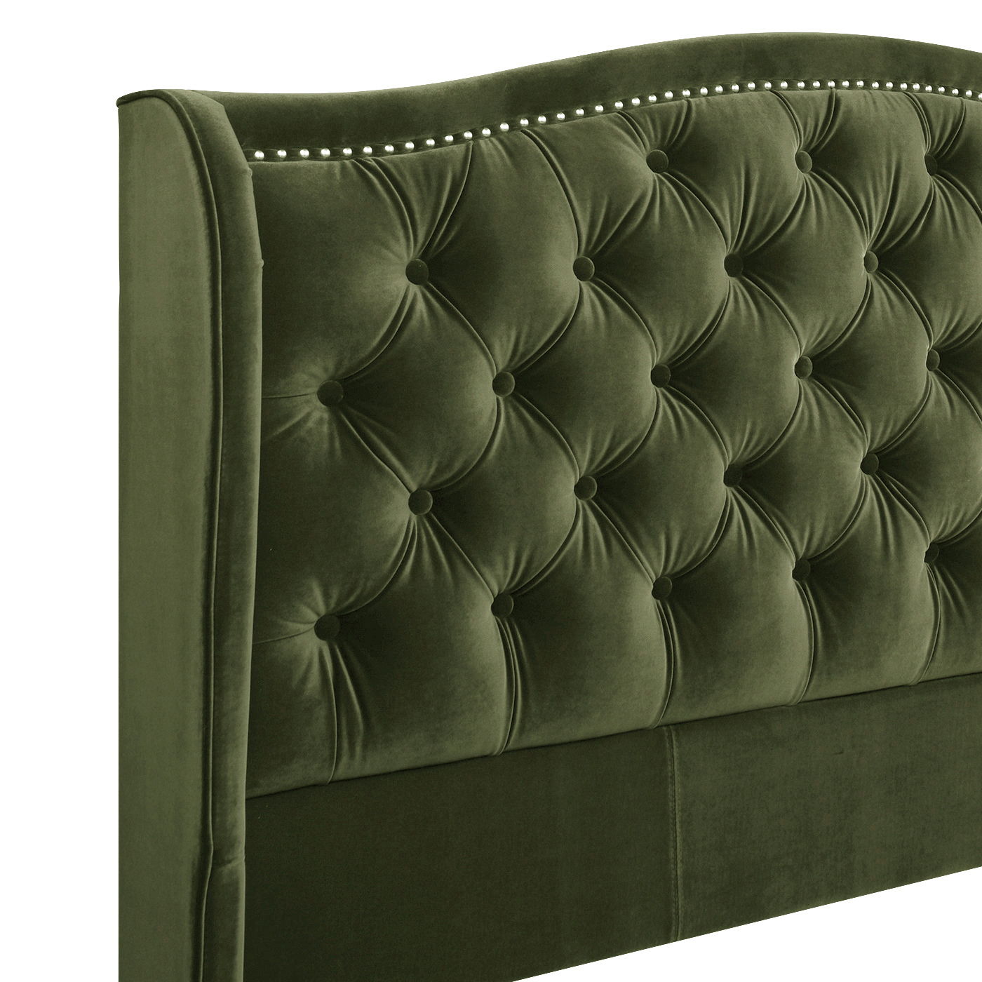 Marcella - Upholstered Shelter Headboard Bed Set