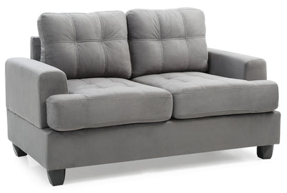 Stylish Transitional Loveseat For Two