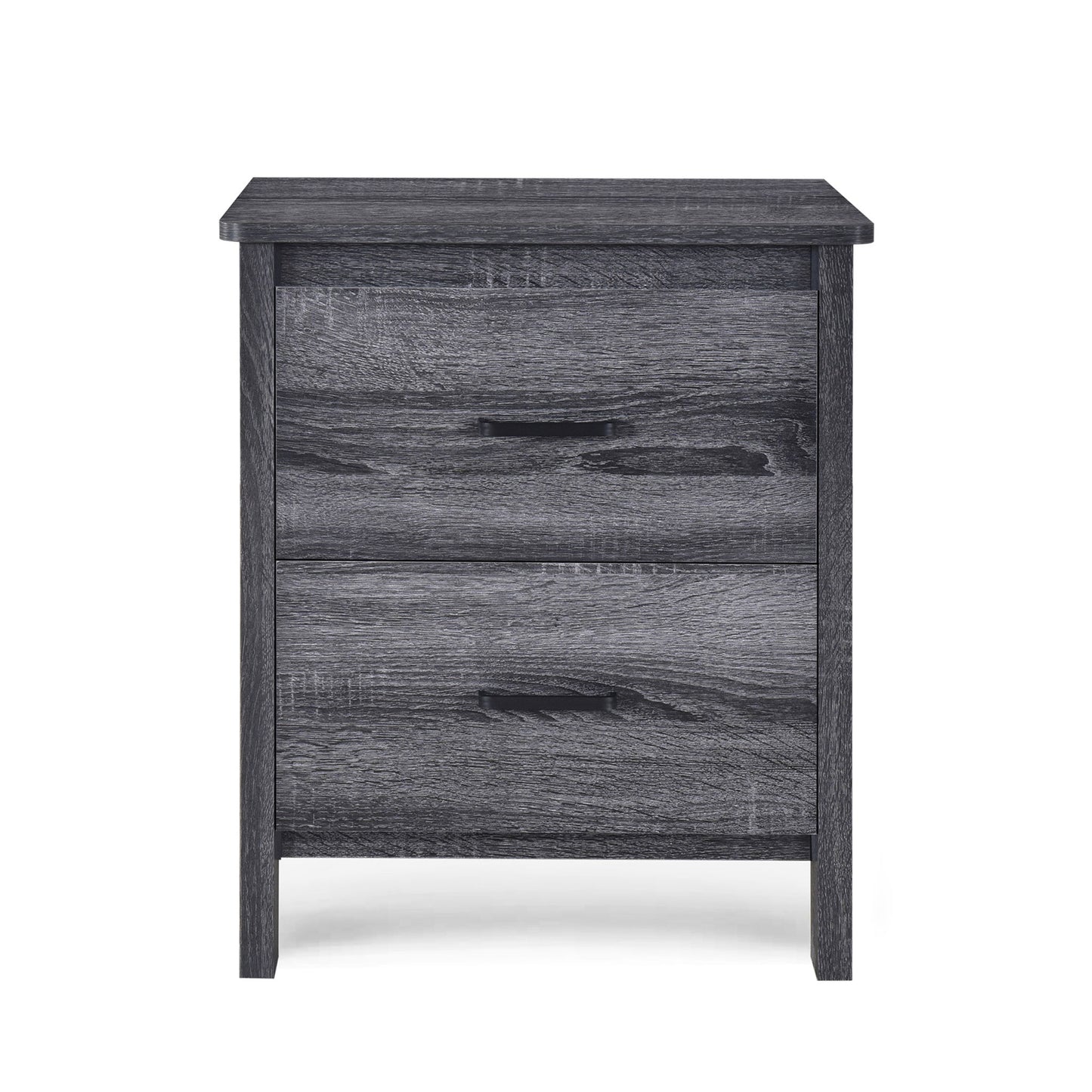 Titeca - Contemporary Wood 2 Drawer Nightstand