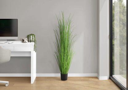 47" Tall, Artificial Plant, Grass Tree, Indoor, Faux, Fake, Floor, Greenery, Potted, Real Touch, Decorative - Green / Black