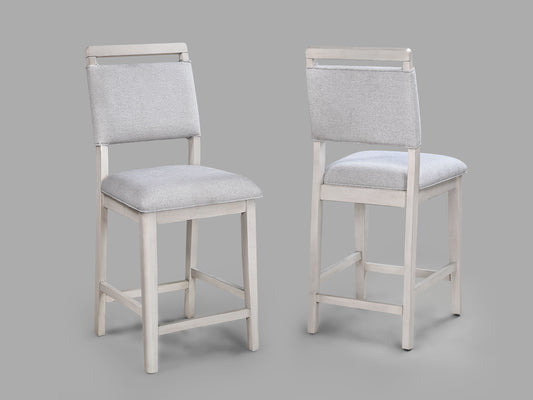 Blanche - Counter Height Chair (Set of 2) - Antique White