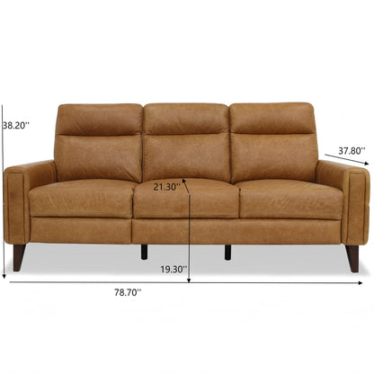 Elliot - Incliner Sofa Left - Waxy Tan