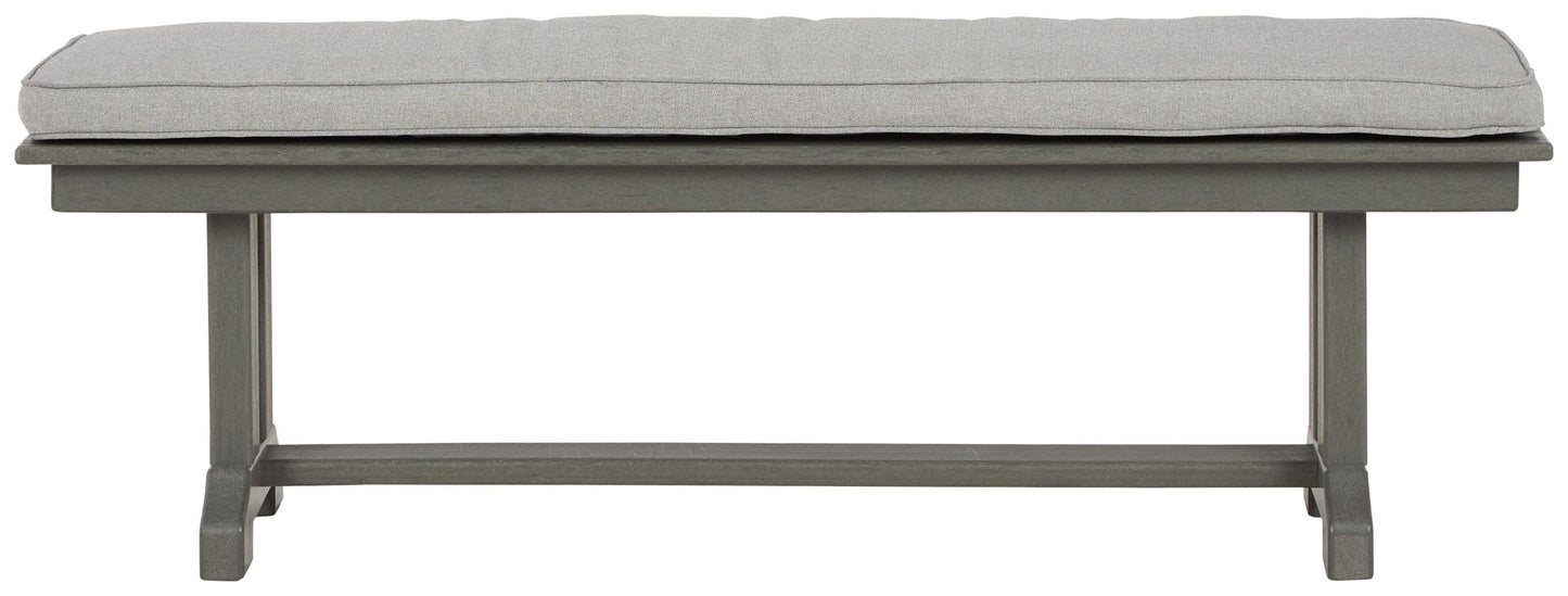 Visola - Bench with Cushion - Gray