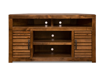 Corner TV Console - Brown