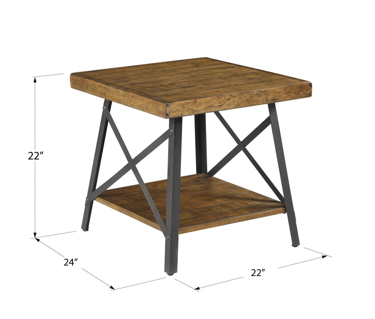 Douglas - End Table - Brown