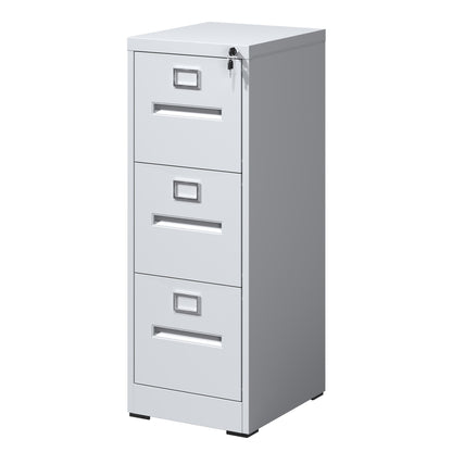 Premium Drawer File Cabinet With Lock, Metal Vertical Design, A4 Legal / Letter Size