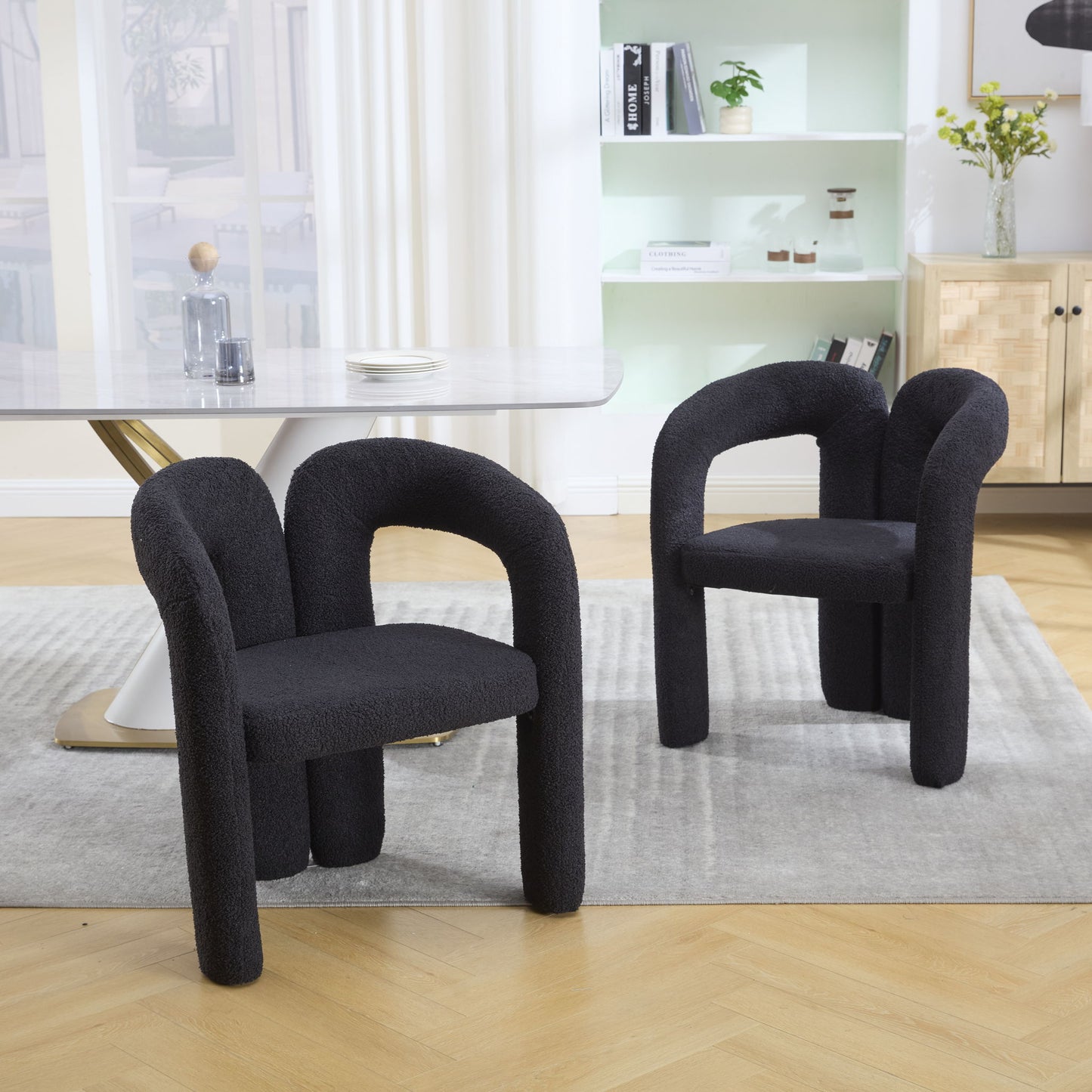 Coolmore Contemporary Designed Accent / Dining Chair With Armrests