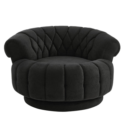 Round Swivel Accent Chair With Rotation