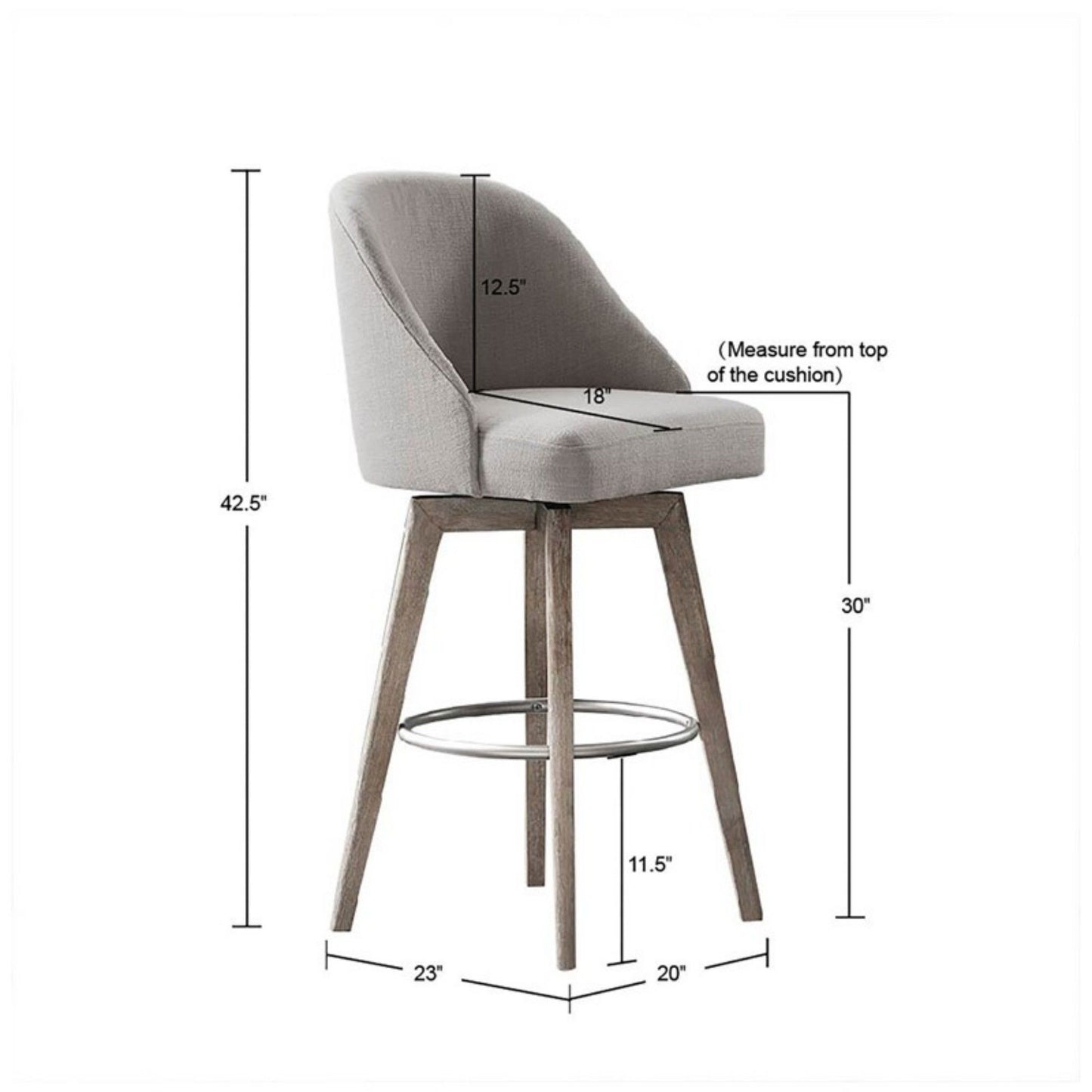 Pearce - Bar Stool With Swivel Seat