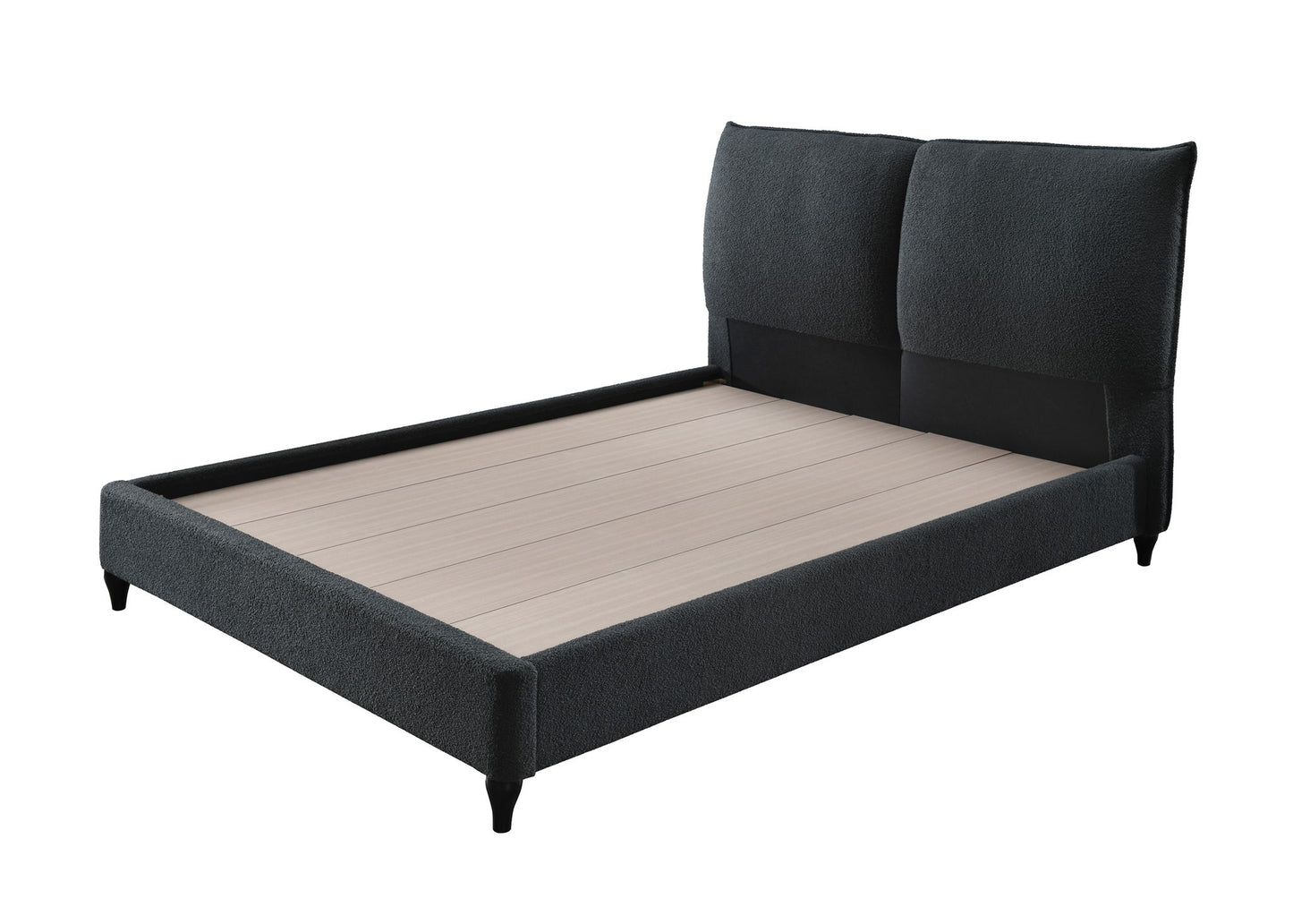 Jenn - Upholstered Bed With Decking Board Set