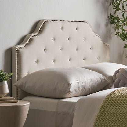 Charismatic - Size Headboard With Button Tufting And Nailhead Trim