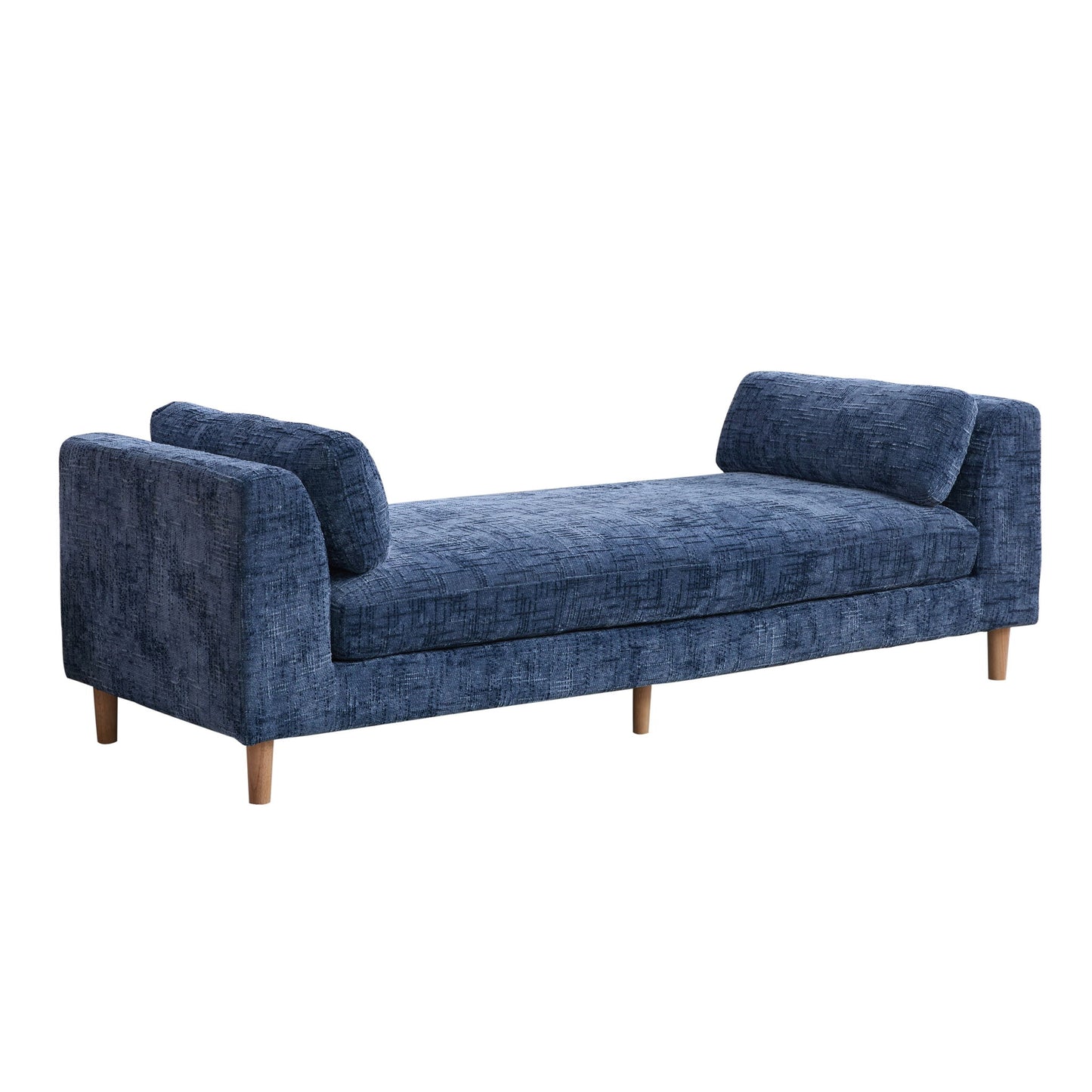 Modern Upholstered End Of Bed Bench With Armrests