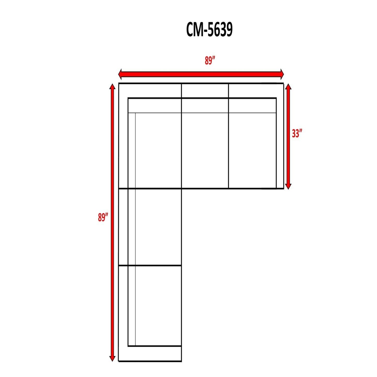 Ana - Outdoor Sectional Sofa With Cushions - Brown