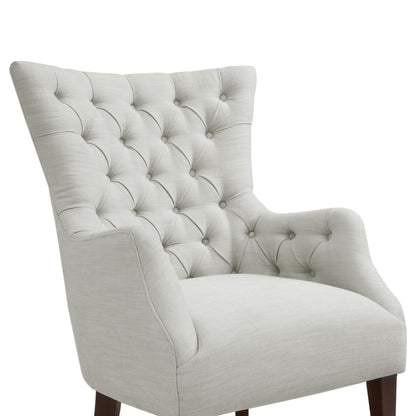 Hannah - Button Tufted Wing Chair