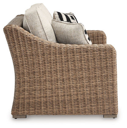 Beachcroft - Loveseat With Cushion - Beige