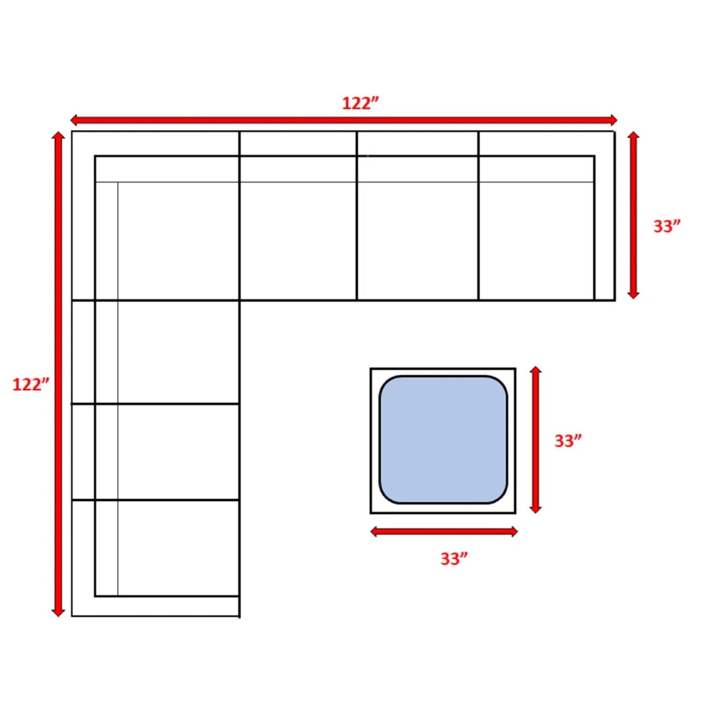 Outdoor Patio Chair Set For Patio With Foam Cushions