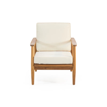 Emmry - Outdoor Acacia Wood Club Chair
