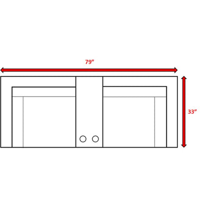 Handcrafted Outdoor Loveseat With Wicker Seating