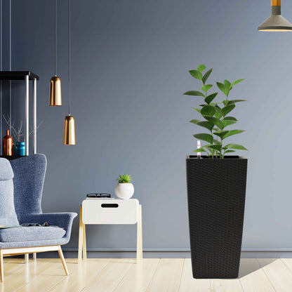 Indoor Outdoor Planter With Automatic Watering System (Set of 2)