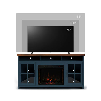 Nantucket - 74" Fireplace TV Stand Console