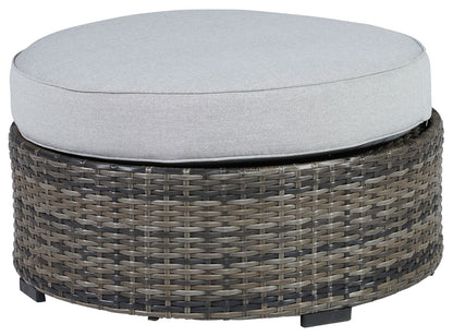 Harbor Court - Ottoman with Cushion - Gray
