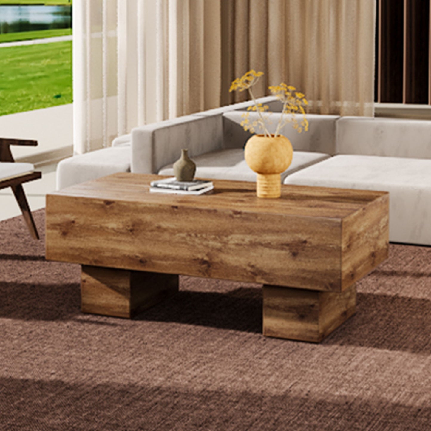 Rectangular Coffee Table - Wood