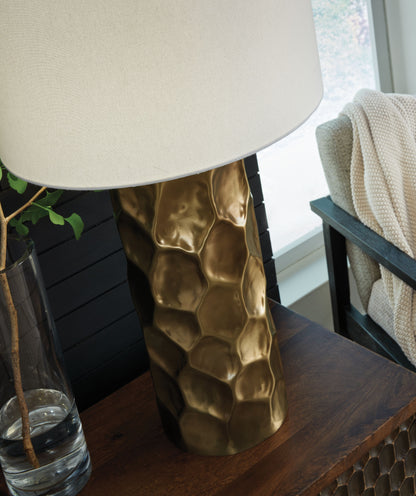 Marshawn - Metal Table Lamp - Gold Finish