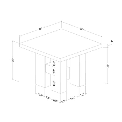 Mikha - Bar Table 5 Piece Set With Upholstered Bar Stools - Beige / Natural