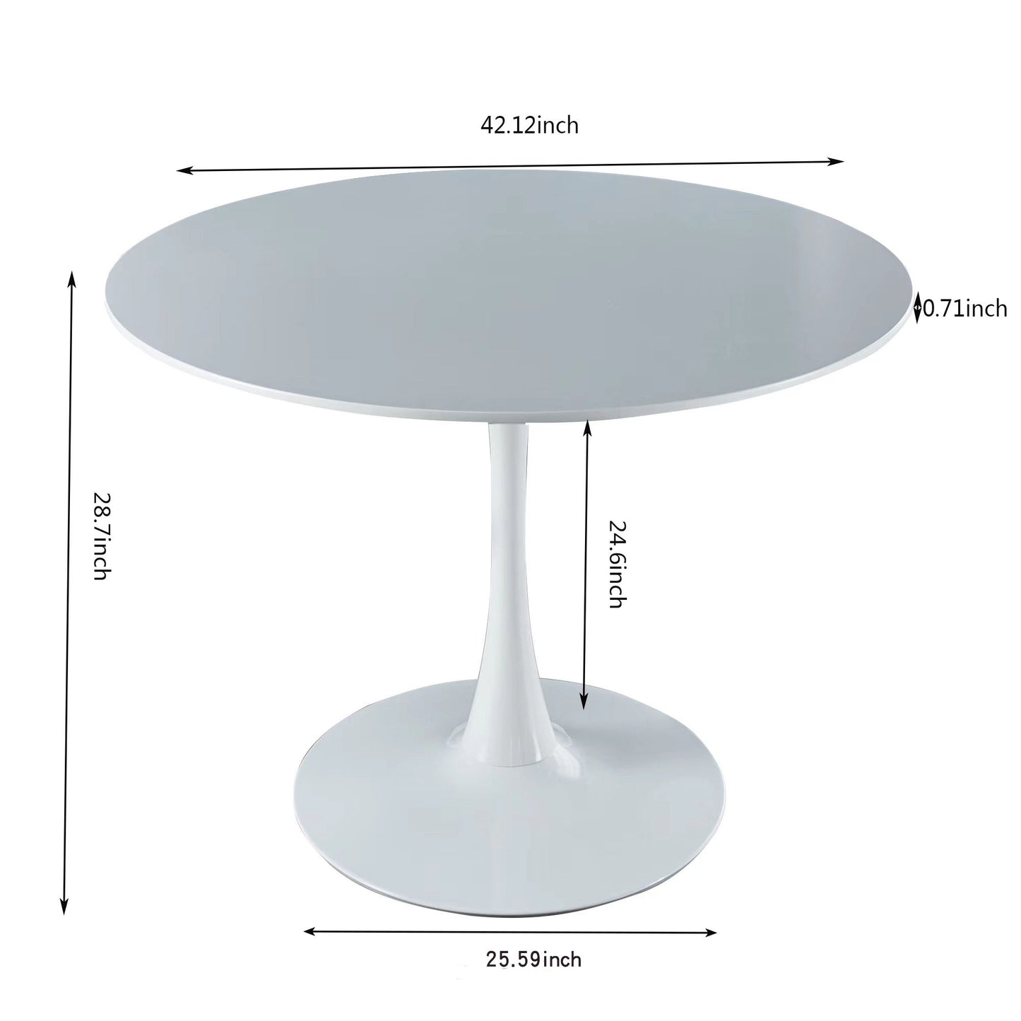 Tulip Special Dining Table, MDF Dining Table