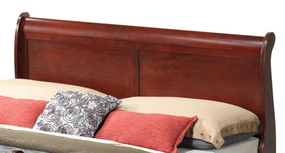 Panel Sleigh Bed