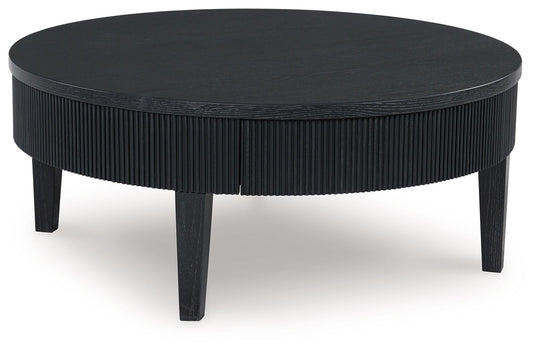 Marstream - Round Cocktail Table - Black