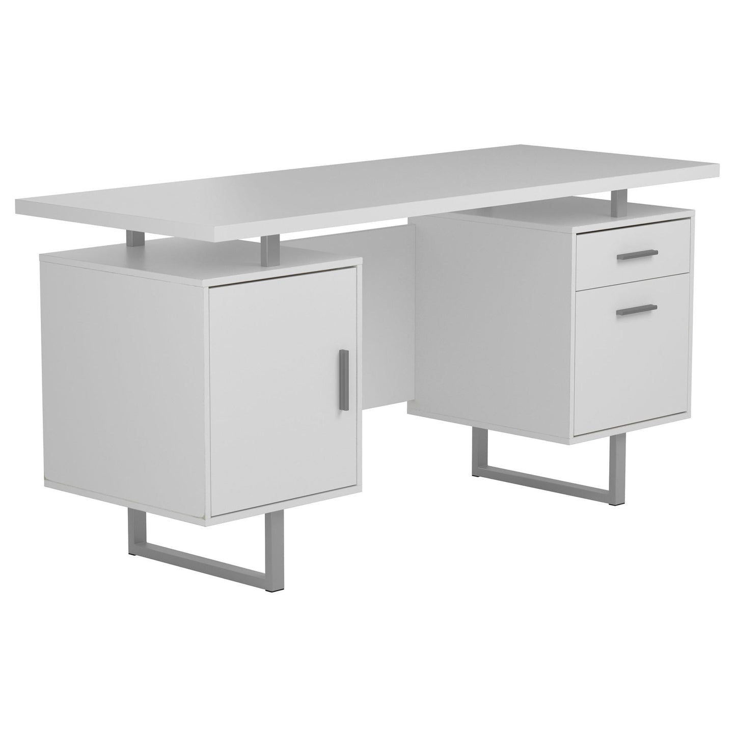 Contemporary 2 Drawer Computer Desk