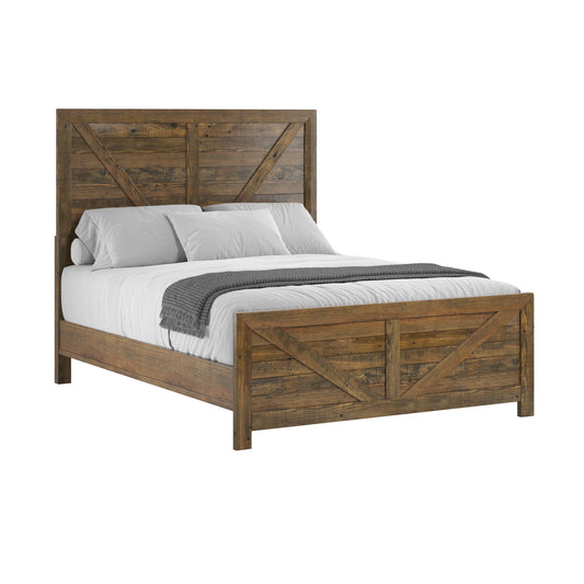 Lisque - Queen Bed - Brown