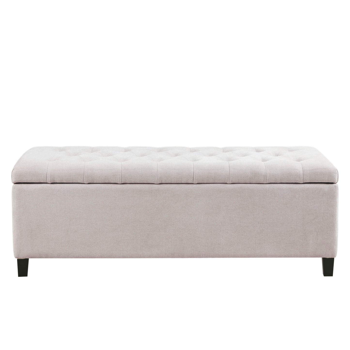 Elegant Design Tufted Top, Soft Close Storage Bench