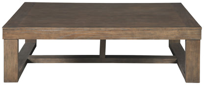 Cariton - Rectangular Cocktail Table - Gray