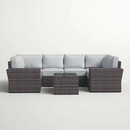 Stylish Wicker Patio Set Table