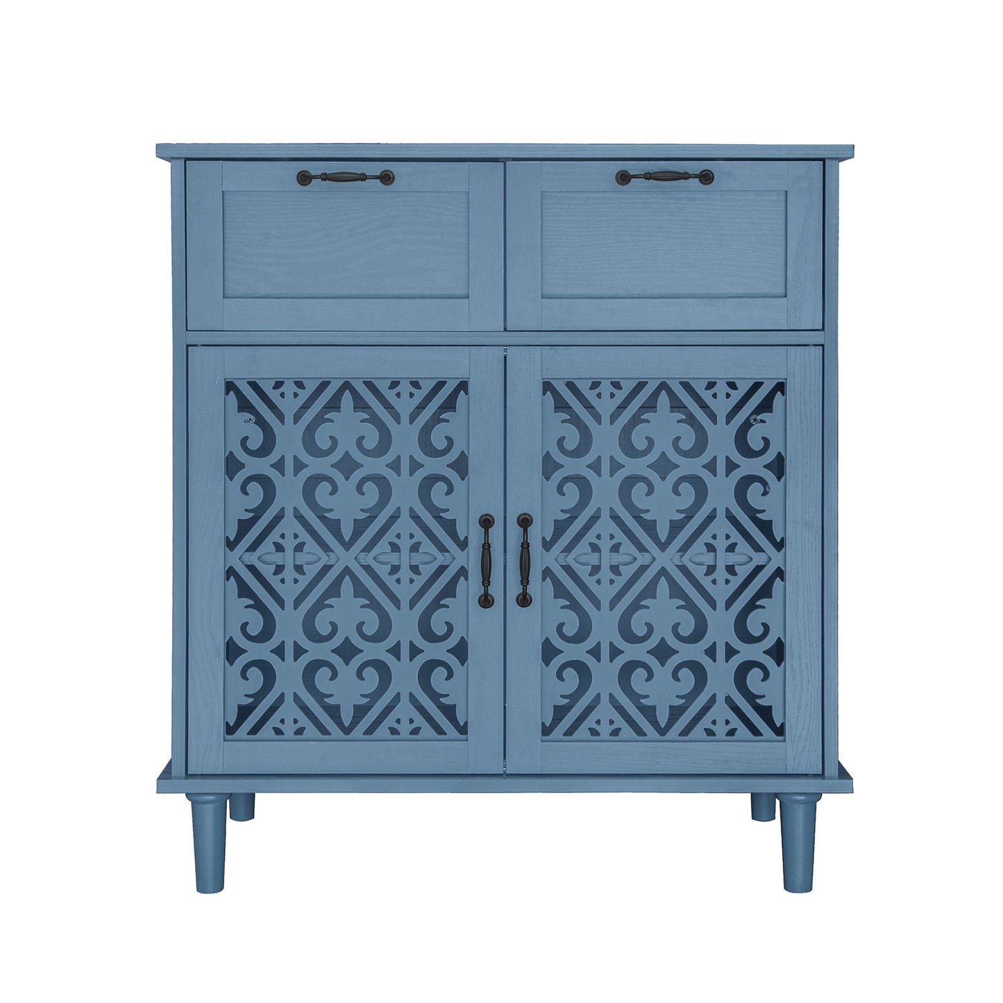2 Door 2 Drawer Elegant Cabinet