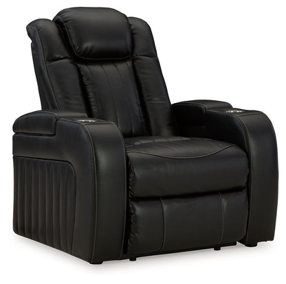 Caveman Den - Power Recliner/ Adj Headrest - Midnight